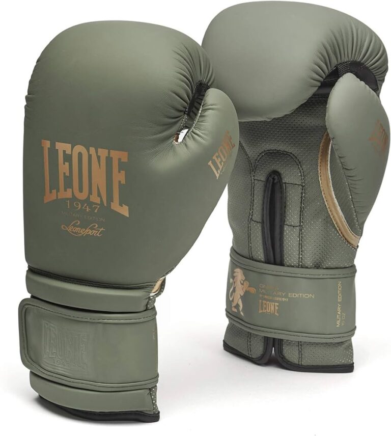 leone-gn059-verde-militar guantes de boxeo leone gn059 verde militar
