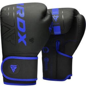 rdx f6 kara negros azules guantes de boxeo rdx f6 kara negros azules