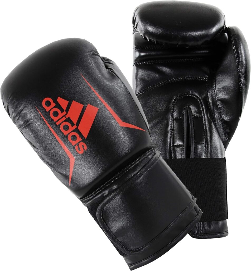 Guantes de Boxeo Adidas FLX 3.0 Speed 50 Negros y Rojos