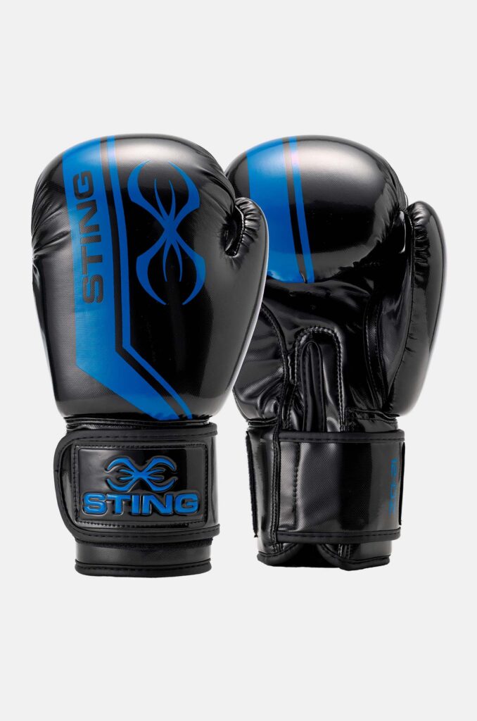 Guantes de Boxeo Sting Armalite en Negro y Azul