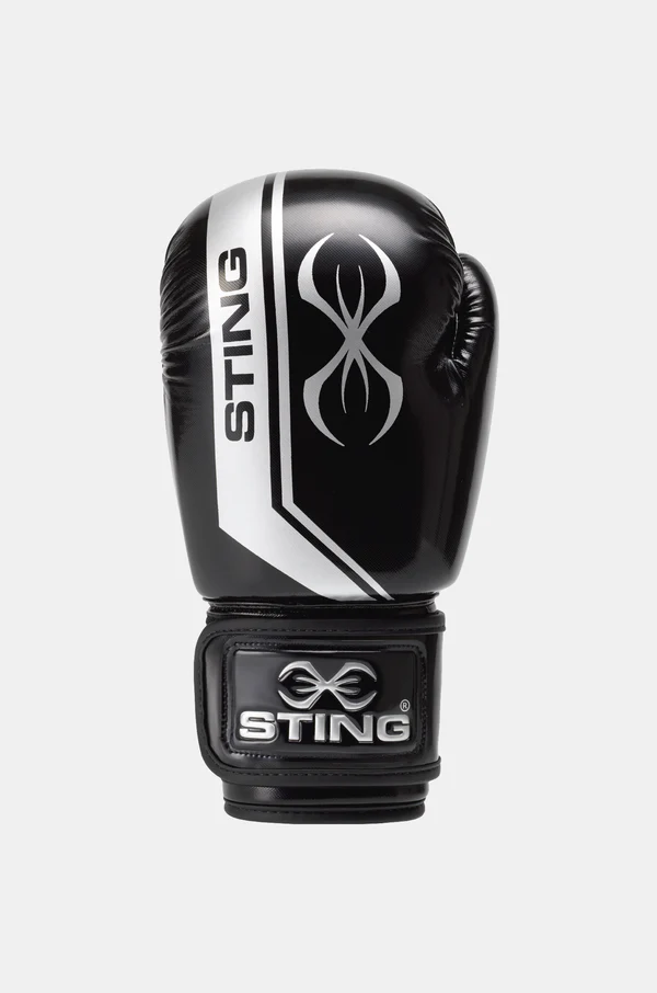 Guantes de Boxeo Sting Armalite En negro y Plateado