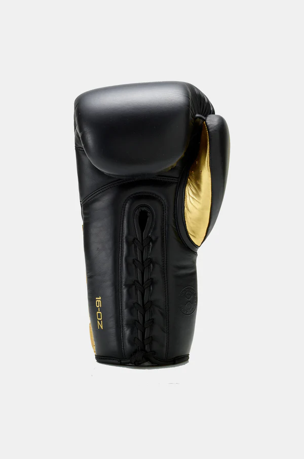 Guantes de Boxeo Sting Viper X, cierre de cuerda en Negro