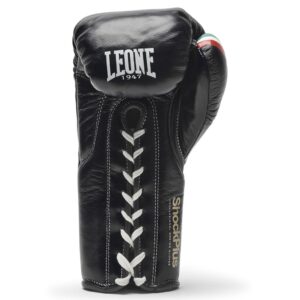 guantes leone shock negros por delante guantes leone shock negros por delante